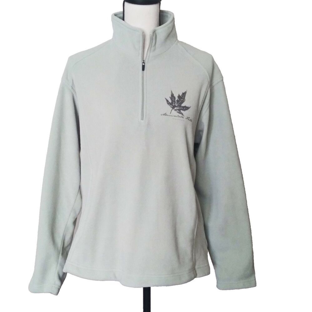 NORTH END Amicalola Falls State Park 1/4 Zip Fleece AT Pullover‎ Sweatshirt Sz L